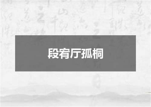 段宥厅孤桐