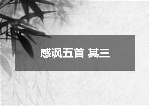 感讽五首 其三