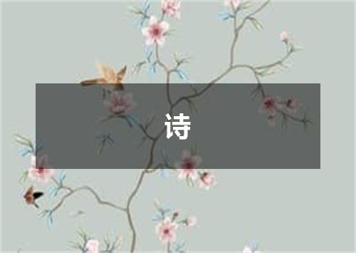 诗