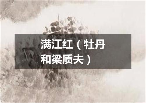 满江红（牡丹和梁质夫）