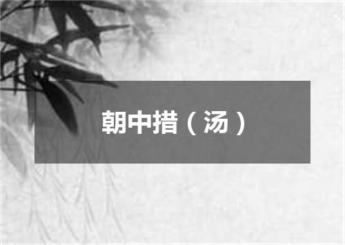 朝中措（汤）