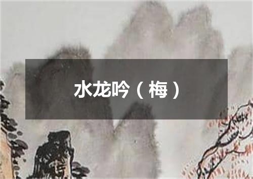 水龙吟（梅）