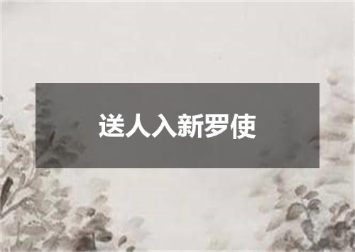 送人入新罗使