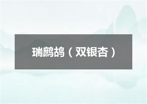 瑞鹧鸪（双银杏）