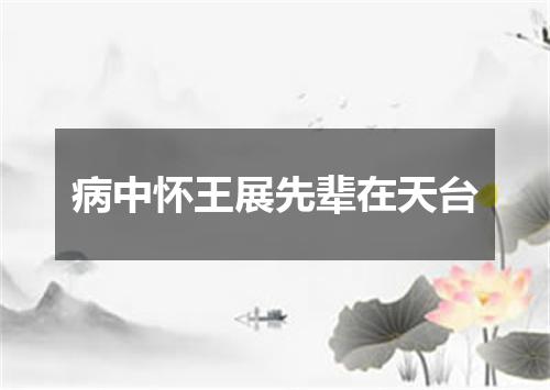 病中怀王展先辈在天台