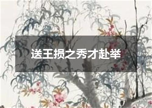送王损之秀才赴举