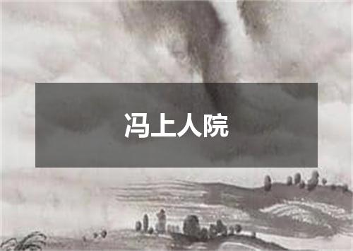 冯上人院