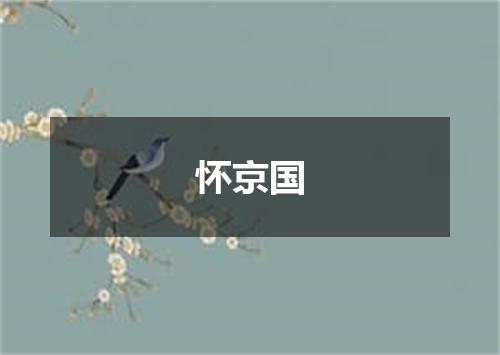 怀京国