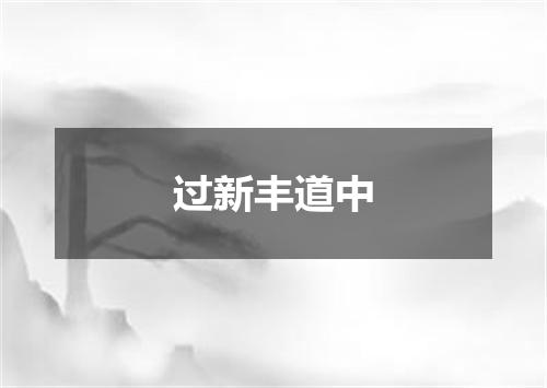 过新丰道中