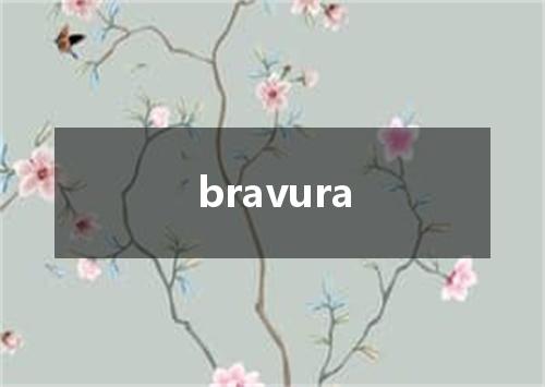 bravura是什么意思