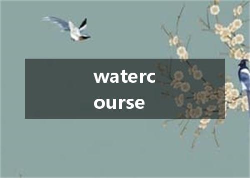watercourse是什么意思