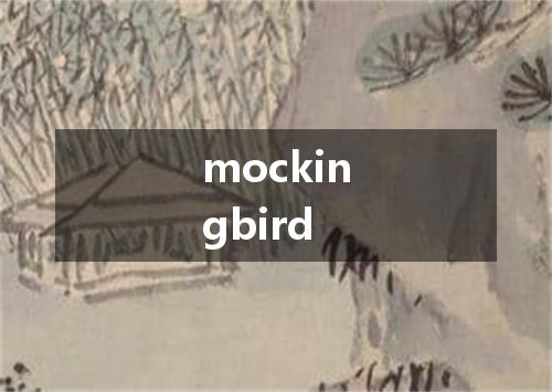 mockingbird是什么意思