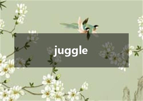 juggle是什么意思