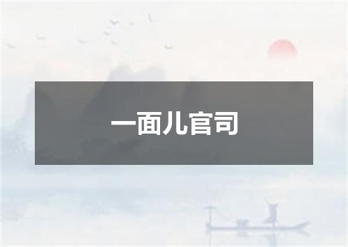 一面儿官司