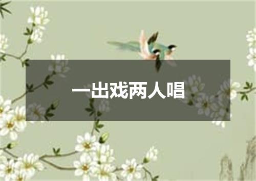一出戏两人唱