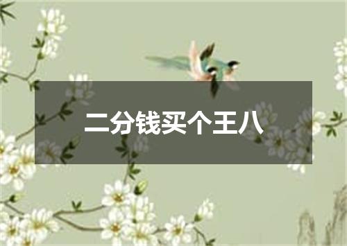 二分钱买个王八