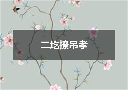 二圪撩吊孝