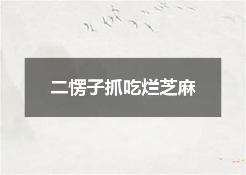 二愣子抓吃烂芝麻
