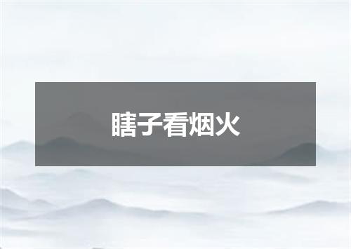 瞎子看烟火