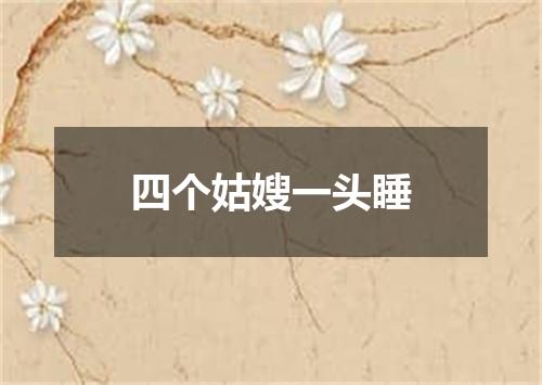 四个姑嫂一头睡