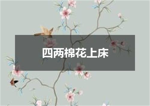 四两棉花上床