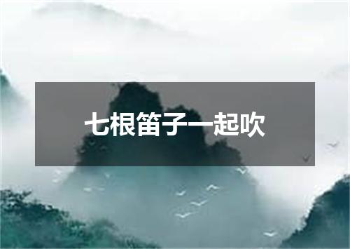 七根笛子一起吹