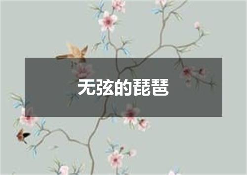 无弦的琵琶