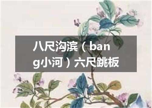 八尺沟滨（bang小河）六尺跳板