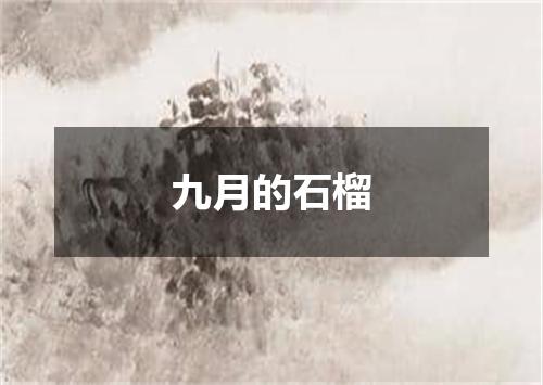 九月的石榴