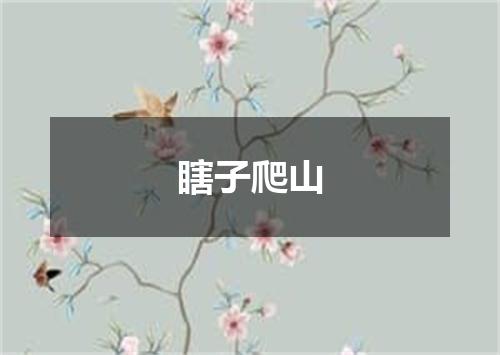 瞎子爬山