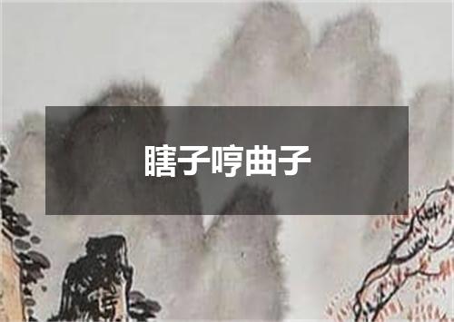 瞎子哼曲子