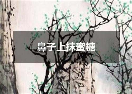 鼻子上抹蜜糖