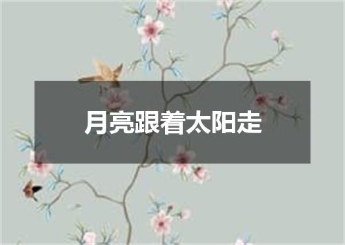 月亮跟着太阳走
