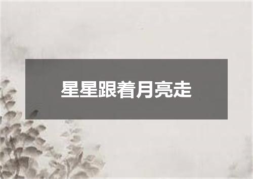 星星跟着月亮走