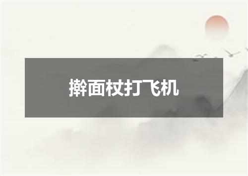 擀面杖打飞机