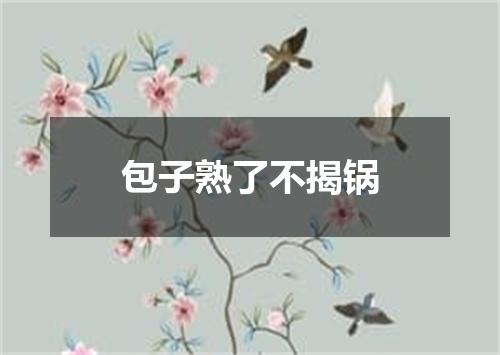 包子熟了不揭锅