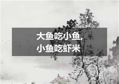 大鱼吃小鱼,小鱼吃虾米