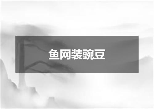 鱼网装豌豆