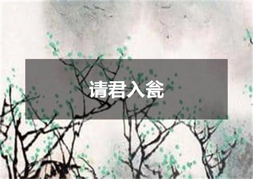 请君入瓮