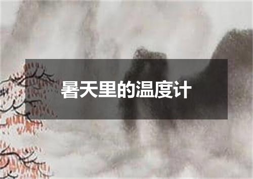 暑天里的温度计