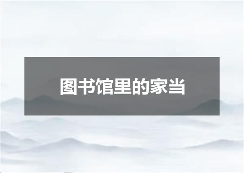 图书馆里的家当