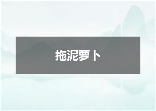 拖泥萝卜