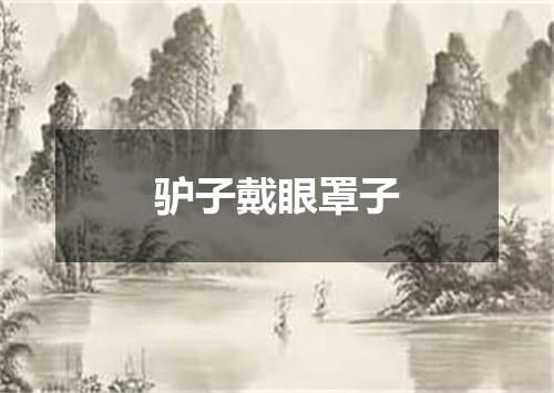 驴子戴眼罩子