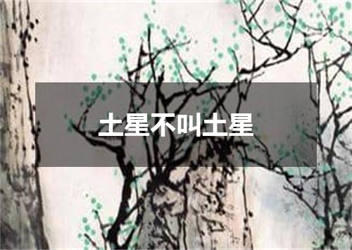 土星不叫土星
