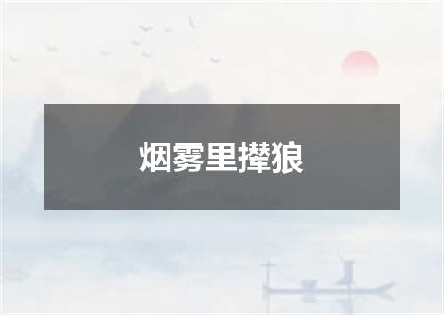 烟雾里撵狼