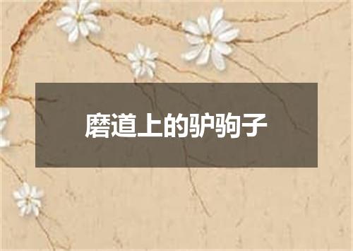 磨道上的驴驹子