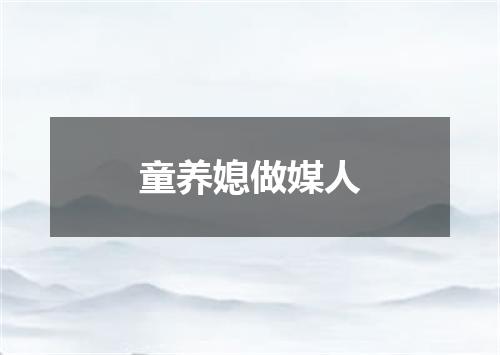 童养媳做媒人