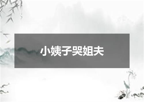 小姨子哭姐夫