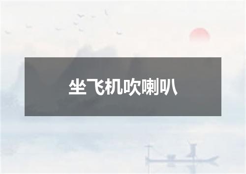 坐飞机吹喇叭