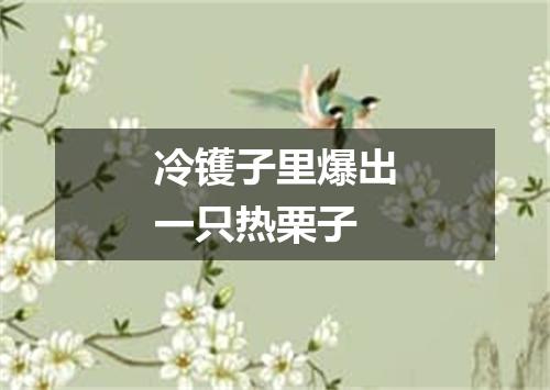 冷镬子里爆出一只热栗子